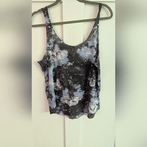 WOMEN'S URBAN OUTFITTERS TANK TOP CAT GALAXY SIZE LARGE